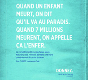 Une campagne de communication pour mobiliser et refuser ensemble la mort  évitable de 7 millions d’enfants