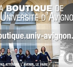boutique.univ-avignon.fr, une boutique officielle pour l'université d'Avignon