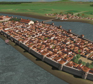 Inédit ! Les thermes de l’île de la Cité reconstitués en 3D par Dassault Systèmes.