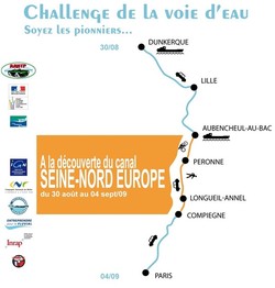 Le Challenge de la voie d'eau à la découverte du Canal Seine-Nord Europe ! Le Challenge de la voie d'eau à la découverte du Canal Seine-Nord Europe !