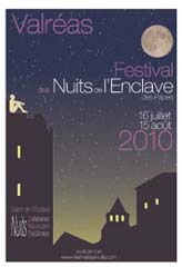 Les nuits de l'enclave des PAPES: 16 juillet –15 août 2010