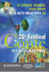 Le Festival du Conte des Alpes-Maritimes fêtera ses 20 ans du 15 au 22 juillet 2010