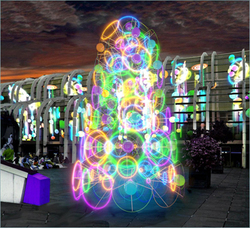 Mathilda May donnera le coup d'envoi des illuminations du Noël Pop au Forum des Halles