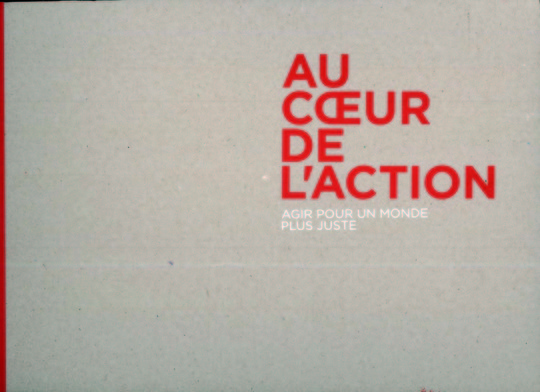 AU CŒUR DE L’ACTION : Agir pour un mon plus juste