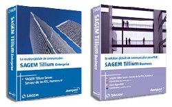 Un accord exclusif portant sur la gamme logicielle de communication « SAGEM Tillium » Un accord exclusif portant sur la gamme logicielle de communication « SAGEM Tillium »