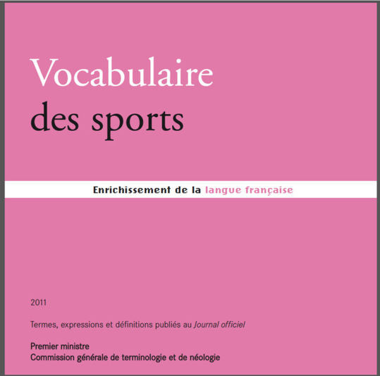 Découvrez le vocabulaire consacré au Sport Découvrez le vocabulaire consacré au Sport