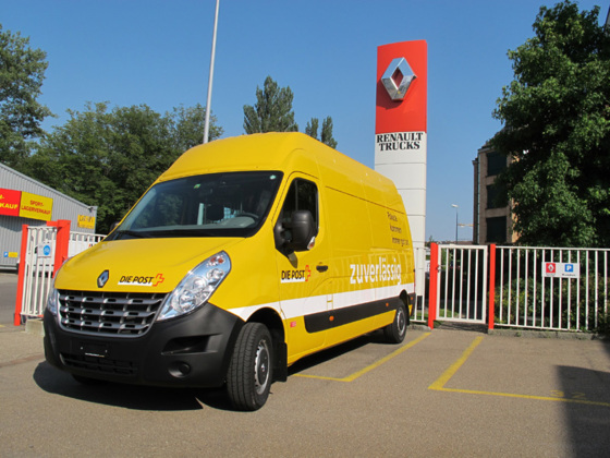 Mille Renault Master pour la Poste Suisse
