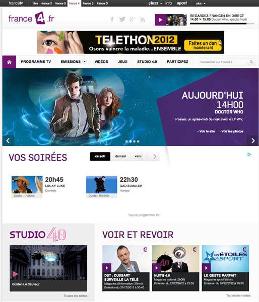 France4.fr, le nouveau site entièrement connecté à son public !