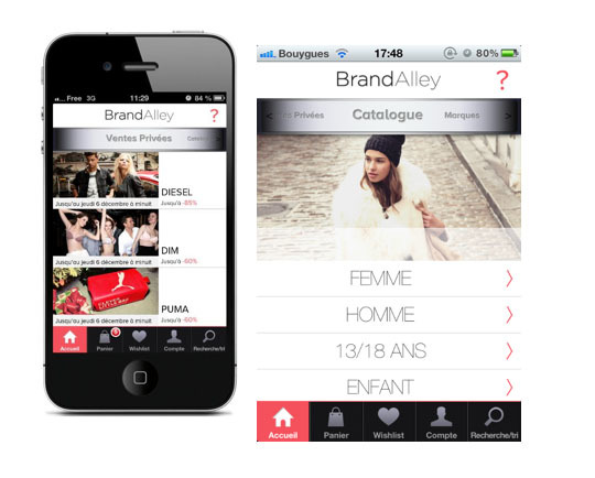 Soldes d'Hiver 2013 : dès le premier jour des soldes, Brandalley proposera à ses 2M de visiteurs des remises allant jusqu'à 80% sur son site et ses applications mobiles