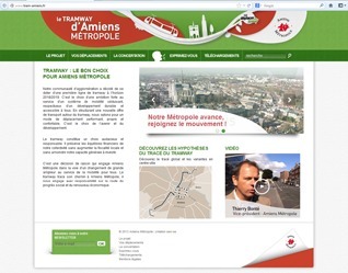 Lancement de tram-amiens.fr, le site pour tout savoir sur le tramway d’Amiens Métropole