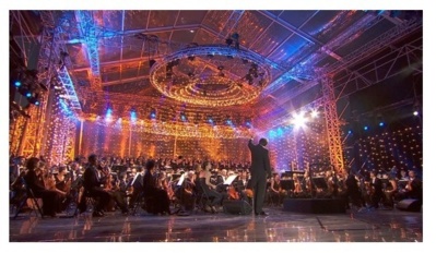 La scène du Grand Concert de Paris illuminée par OSRAM