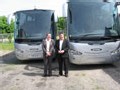 Livraison d'un autocar Scania Irizar PB à DS Voyages : beau coup de coeur