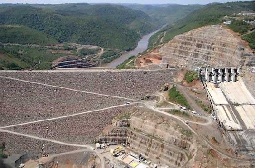 le barrage de Foz do Chapeco au Brésil le barrage de Foz do Chapeco au Brésil