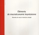 Éléments de Macroéconomie keynésienne