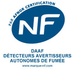 Détecteurs avertisseurs autonomes de fumées obligatoires: la marque NF certifie leur fiabilité