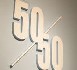 Sarkozy et Royal à 50-50