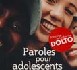 Paroles pour adolescent